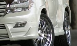 27 649 р. Накладки на колёсные арки Branew Toyota Land Cruiser 200 1-ый рестайлинг (2012-2015) (Неокрашенные)  с доставкой в г. Воронеж. Увеличить фотографию 2