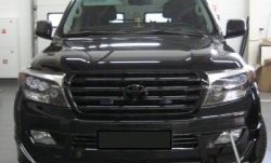 23 249 р. Накладка на передний бампер Branew Toyota Land Cruiser 200 1-ый рестайлинг (2012-2015) (Неокрашенная)  с доставкой в г. Воронеж. Увеличить фотографию 3
