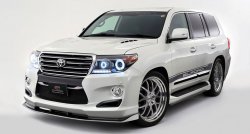 16 649 р. Элерон под передний бампер ELFORD SUV NEO Toyota Land Cruiser 200 1-ый рестайлинг (2012-2015) (Неокрашенная)  с доставкой в г. Воронеж. Увеличить фотографию 2