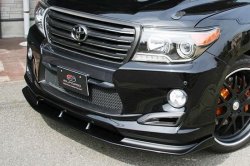 16 649 р. Элерон под передний бампер ELFORD SUV NEO Toyota Land Cruiser 200 1-ый рестайлинг (2012-2015) (Неокрашенная)  с доставкой в г. Воронеж. Увеличить фотографию 3