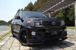 16 649 р. Элерон под передний бампер ELFORD SUV NEO Toyota Land Cruiser 200 1-ый рестайлинг (2012-2015) (Неокрашенная)  с доставкой в г. Воронеж. Увеличить фотографию 4