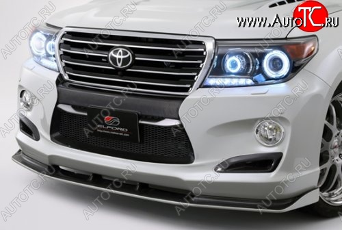16 649 р. Элерон под передний бампер ELFORD SUV NEO Toyota Land Cruiser 200 1-ый рестайлинг (2012-2015) (Неокрашенная)  с доставкой в г. Воронеж