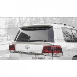 8 149 р. Спойлер TopKontur Design (нижний) Toyota Land Cruiser 200 1-ый рестайлинг (2012-2015) (Неокрашенный)  с доставкой в г. Воронеж. Увеличить фотографию 3