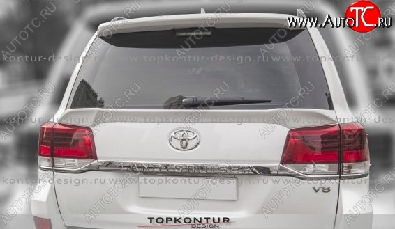 8 149 р. Спойлер TopKontur Design (нижний) Toyota Land Cruiser 200 1-ый рестайлинг (2012-2015) (Неокрашенный)  с доставкой в г. Воронеж
