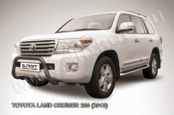 Кенгурятник d76 низкий мини Toyota Land Cruiser  200 (2012-2015) 1-ый рестайлинг