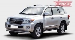 Защита переднего бампера одинарная Souz-96 (d89). Toyota Land Cruiser 200 1-ый рестайлинг (2012-2015)