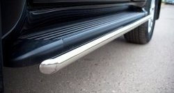 14 899 р. Защита порогов из круглой трубы диаметром 42 мм SLITKOFF  Toyota Land Cruiser  200 (2012-2015) 1-ый рестайлинг  с доставкой в г. Воронеж. Увеличить фотографию 5