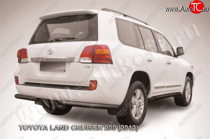 9 999 р. Уголки d76  Toyota Land Cruiser  200 (2012-2015) 1-ый рестайлинг (Цвет: серебристый)  с доставкой в г. Воронеж