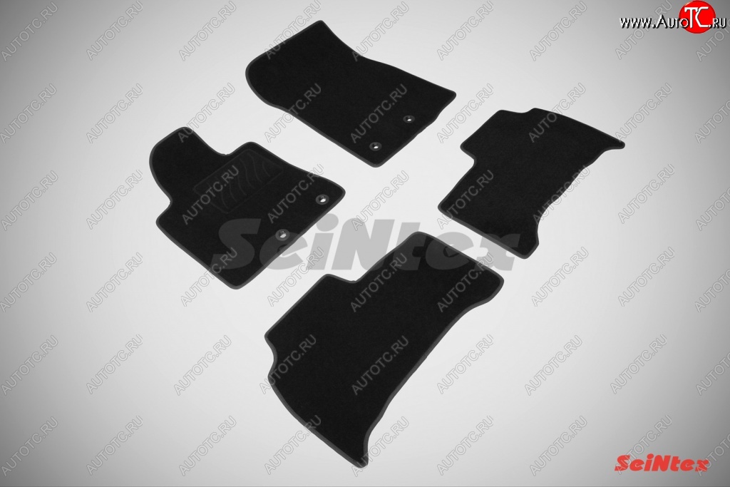 3 599 р. Износостойкие коврики в салон SeiNtex Premium LUX 4 шт. (ворсовые) Toyota Land Cruiser 200 дорестайлинг (2007-2012)  с доставкой в г. Воронеж