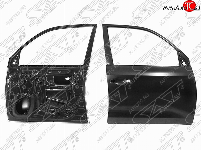 17 749 р. Правая дверь передняя SAT Toyota Land Cruiser 200 2-ой рестайлинг (2015-2021) (Неокрашенная)  с доставкой в г. Воронеж