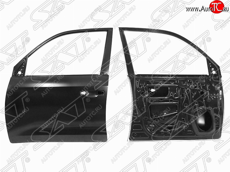 17 749 р. Левая дверь передняя SAT Toyota Land Cruiser 200 2-ой рестайлинг (2015-2021) (Неокрашенная)  с доставкой в г. Воронеж