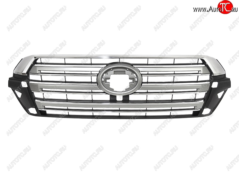 10 549 р. Решётка радиатора (под камеру) EXECUTIVE BLACK SAT  Toyota Land Cruiser  200 (2015-2021) 2-ой рестайлинг (Неокрашенная)  с доставкой в г. Воронеж