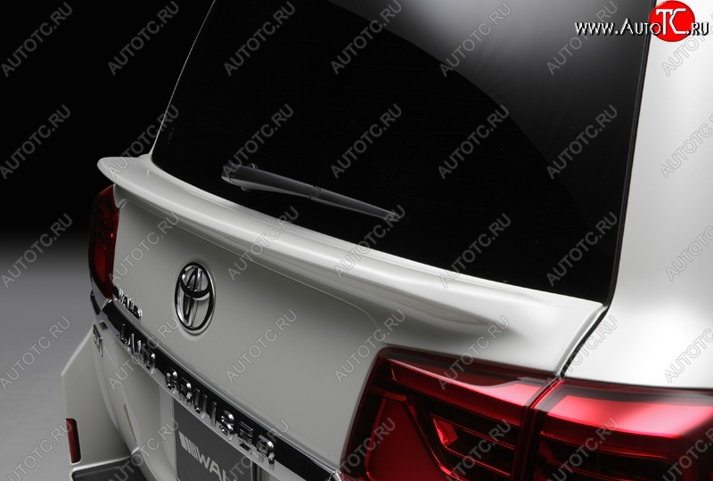 9 299 р. Лип спойлер WALD Toyota Land Cruiser 200 2-ой рестайлинг (2015-2021) (Неокрашенный)  с доставкой в г. Воронеж