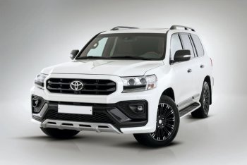 54 999 р. Бампер передний THOR Toyota Land Cruiser 200 2-ой рестайлинг (2015-2021) (Неокрашенный)  с доставкой в г. Воронеж. Увеличить фотографию 1