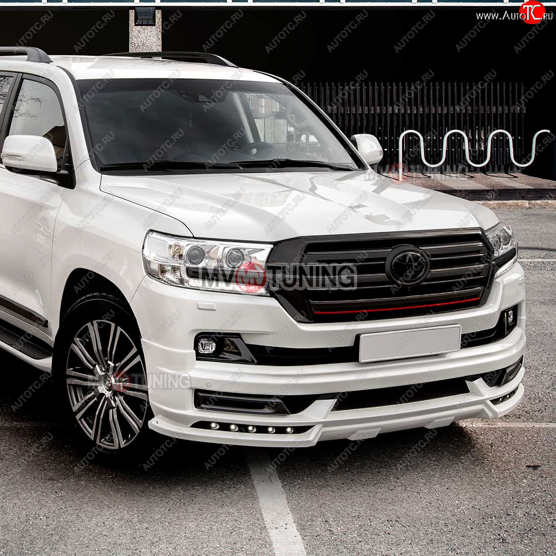 25 899 р. Юбка бампера WALD  Toyota Land Cruiser  200 (2015-2021) 2-ой рестайлинг (Неокрашенная)  с доставкой в г. Воронеж
