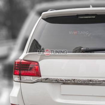 8 399 р. Спойлер под стекло MV-Tuning  Toyota Land Cruiser  200 (2015-2021) 2-ой рестайлинг (Неокрашенный)  с доставкой в г. Воронеж. Увеличить фотографию 2
