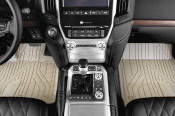 5 999 р. Коврик в салони премиум-класса Kvest Toyota Land Cruiser 200 2-ой рестайлинг (2015-2021)  с доставкой в г. Воронеж. Увеличить фотографию 2