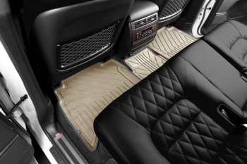 5 999 р. Коврик в салони премиум-класса Kvest Toyota Land Cruiser 200 2-ой рестайлинг (2015-2021)  с доставкой в г. Воронеж. Увеличить фотографию 3