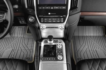 5 999 р. Коврик в салони премиум-класса Kvest Toyota Land Cruiser 200 2-ой рестайлинг (2015-2021)  с доставкой в г. Воронеж. Увеличить фотографию 2