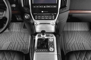 5 999 р. Коврик в салони премиум-класса Kvest Toyota Land Cruiser 200 2-ой рестайлинг (2015-2021)  с доставкой в г. Воронеж. Увеличить фотографию 2