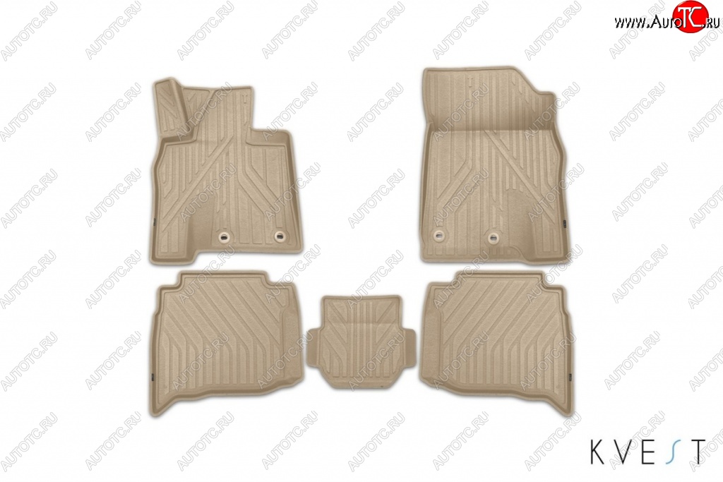 8 449 р. Коврик в салони премиум-класса Kvest  Toyota Land Cruiser  200 (2015-2021) 2-ой рестайлинг  с доставкой в г. Воронеж