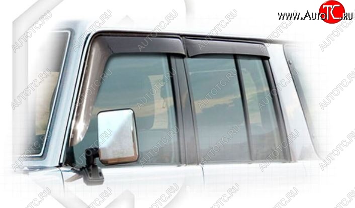 1 999 р. Дефлектора окон CA-Plastic  Toyota Land Cruiser  70 (1999-2004) 5 дв. 2-ой рестайлинг (Classic полупрозрачный)  с доставкой в г. Воронеж