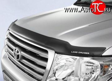 3 689 р. Дефлектор капота NovLine (с логотипом) Toyota Land Cruiser 200 дорестайлинг (2007-2012) с доставкой в г. Воронеж Увеличить фотографию 1 3 689 р. Дефлектор капота NovLine (с логотипом) Toyota Land Cruiser 200 дорестайлинг (2007-2012) с доставкой в г. Воронеж