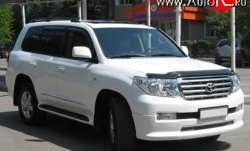 17 299 р. Накладка Goldman на передний бампер  Toyota Land Cruiser  200 (2007-2012) дорестайлинг (Неокрашенная)  с доставкой в г. Воронеж. Увеличить фотографию 2