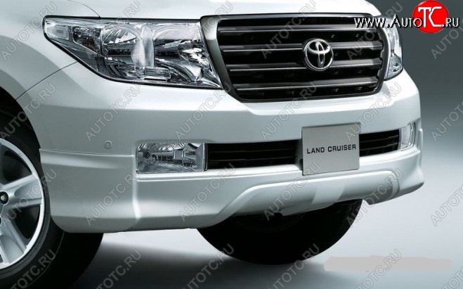 9 299 р. Накладка на передний бампер ORIGINAL Toyota Land Cruiser 200 дорестайлинг (2007-2012) (Неокрашенная)  с доставкой в г. Воронеж