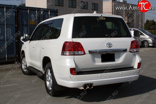 14 099 р. Накладка на задний бампер Modellista Toyota Land Cruiser 200 дорестайлинг (2007-2012) (Неокрашенная)  с доставкой в г. Воронеж