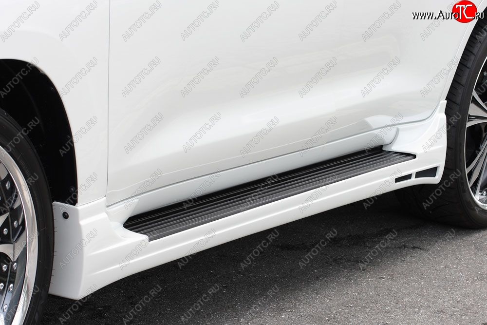 18 749 р. Пороги накладки MzSpeed ZEUS LUV LINE Toyota Land Cruiser 200 дорестайлинг (2007-2012) (Неокрашенные)  с доставкой в г. Воронеж