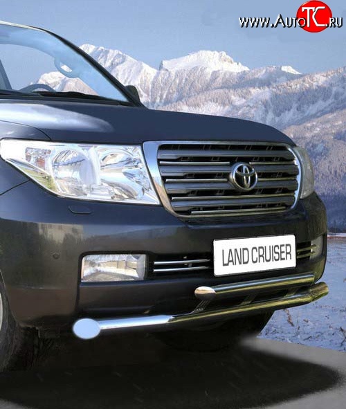 8 819 р. Декоративные вставки воздухозаборника Novline (d16 мм) Toyota Land Cruiser 200 дорестайлинг (2007-2012)  с доставкой в г. Воронеж