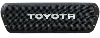 17 699 р. Решетка радиатора CrTuning Toyota Land Cruiser 200 дорестайлинг (2007-2012) (С надписью TOYOTA)  с доставкой в г. Воронеж. Увеличить фотографию 2