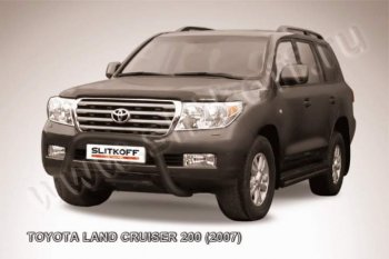 Кенгурятник d76 низкий мини Toyota Land Cruiser  200 (2007-2012) дорестайлинг