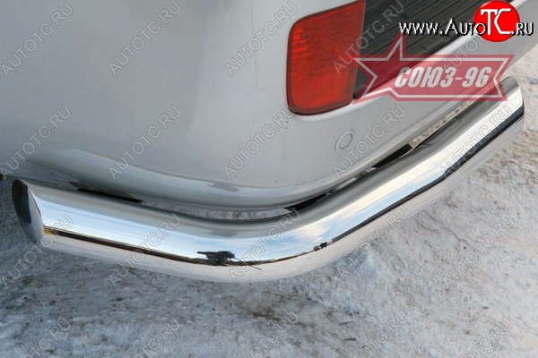 18 629 р. Защита заднего бампера Souz-96 (d76)  Toyota Land Cruiser  200 (2007-2012) дорестайлинг  с доставкой в г. Воронеж