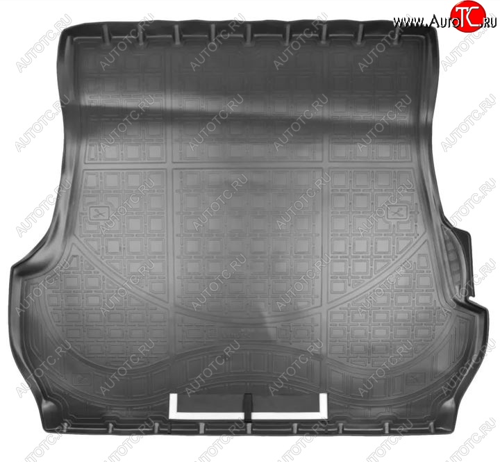 3 599 р. Коврик в багажник Norplast Unidec (5 мест)  Toyota Land Cruiser  200 (2007-2021) дорестайлинг, 1-ый рестайлинг, 2-ой рестайлинг (Черный с фартуком)  с доставкой в г. Воронеж
