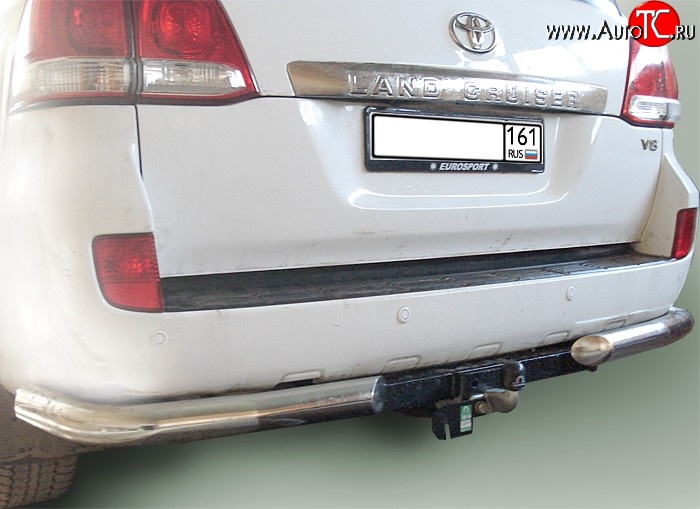 9 999 р. Фаркоп Лидер Плюс (до 2000 кг)  Toyota Land Cruiser  200 (2007-2012) дорестайлинг (Без электропакета)  с доставкой в г. Воронеж