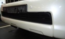 1 469 р. Сетка на бампер Russtal (черная) Toyota Land Cruiser Prado J150 дорестайлинг (2009-2013)  с доставкой в г. Воронеж. Увеличить фотографию 2