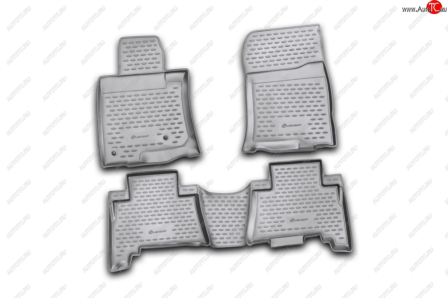 3 069 р. Комплект ковриков салона Element (полиуретан)  Toyota Land Cruiser Prado  J150 (2009-2013) дорестайлинг  с доставкой в г. Воронеж