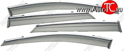 4 399 р. Дефлекторы боковых окон SuvStyle Toyota Land Cruiser Prado J150 дорестайлинг (2009-2013)  с доставкой в г. Воронеж