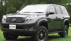 3 489 р. Решётка радиатора Elford Toyota Land Cruiser Prado J150 дорестайлинг (2009-2013) (Неокрашенная)  с доставкой в г. Воронеж. Увеличить фотографию 6