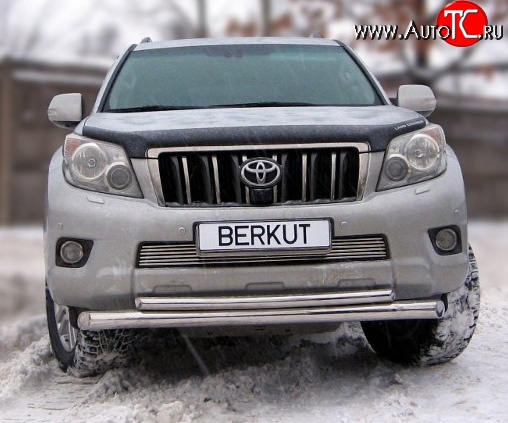 6 599 р. Декоративная вставка воздухозаборника Berkut Toyota Land Cruiser Prado J150 дорестайлинг (2009-2013)  с доставкой в г. Воронеж