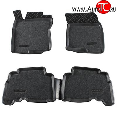 3 589 р. Комплект ковриков в салон Aileron 4 шт. (полиуретан, покрытие Soft)  Toyota Land Cruiser Prado  J150 (2009-2013) дорестайлинг  с доставкой в г. Воронеж