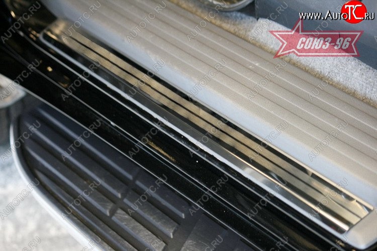 2 969 р. Накладки на внутреннюю пластиковую часть порога Souz-96 Toyota Land Cruiser Prado J150 дорестайлинг (2009-2013)  с доставкой в г. Воронеж
