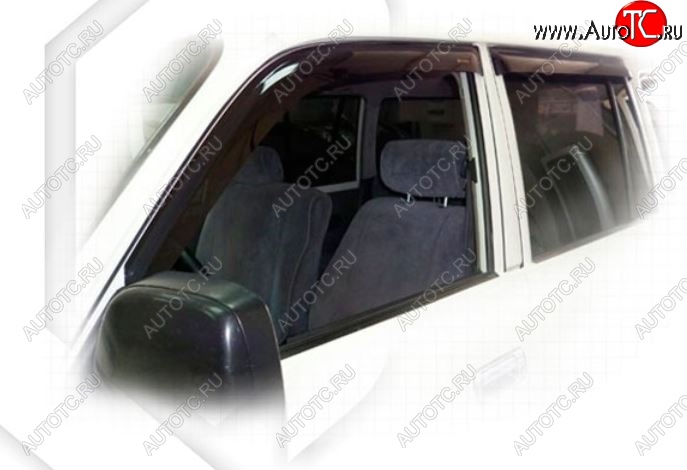 1 999 р. Дефлектора окон CA-Plastiс  Toyota Land Cruiser  80 (1989-1997) (Classic полупрозрачный, Без хром.молдинга)  с доставкой в г. Воронеж