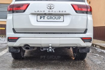 17 469 р. Фаркоп Petroil Tuning (съемный квадрат)  Toyota Land Cruiser  J300 (2021-2025) дорестайлинг  с доставкой в г. Воронеж. Увеличить фотографию 3