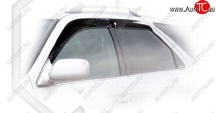 1 899 р. Дефлектора окон CA-Plastic  Toyota Mark 2  Qualis (1997-2002) седан (Classic полупрозрачный, Без хром.молдинга)  с доставкой в г. Воронеж