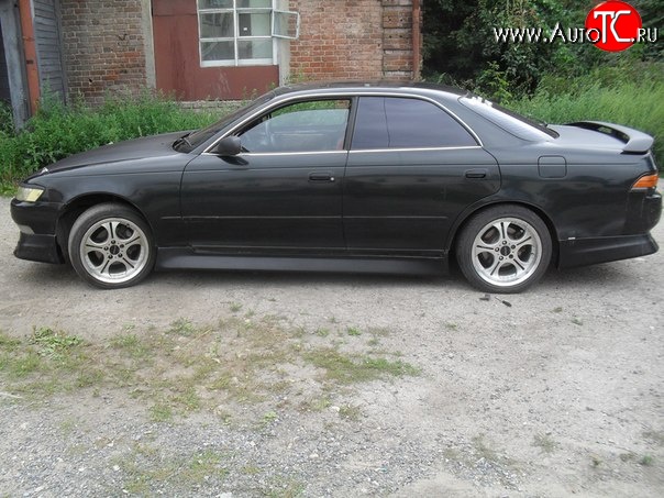 4 399 р. Пороги накладки Vertex Toyota Mark 2 X90 седан (1992-1996) (Неокрашенные)  с доставкой в г. Воронеж