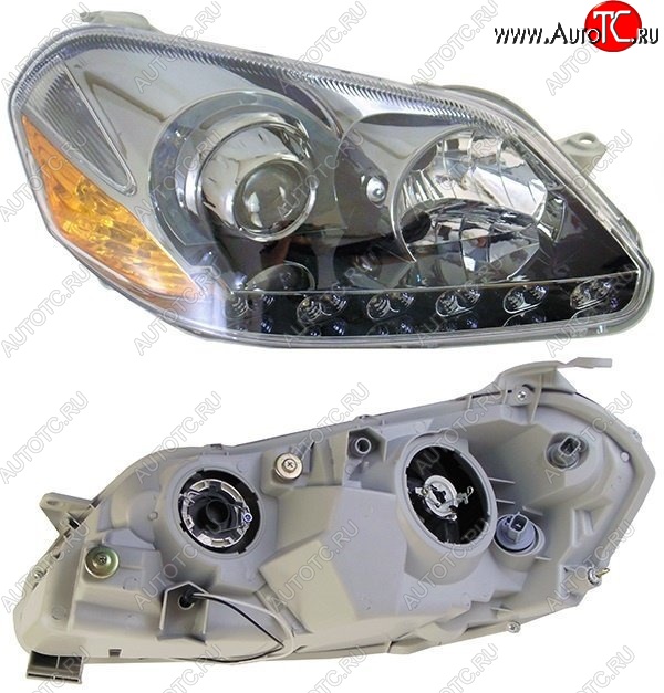 11 949 р. Правая фара SAT (линза) Toyota Mark 2 X110 седан дорестайлинг (2000-2002)  с доставкой в г. Воронеж
