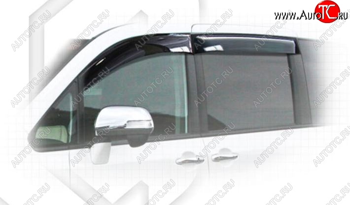 2 079 р. Дефлектора окон CA-Plastic Toyota Noah 2 дорестайлинг (2007-2010) (Classic полупрозрачный, Без хром.молдинга)  с доставкой в г. Воронеж